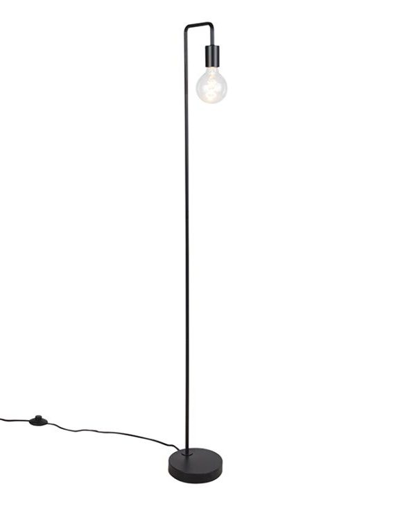 Modern black floor lamp