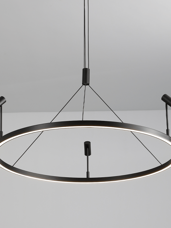 P0506 Ring Pendant Light with Adjustable Spotlights