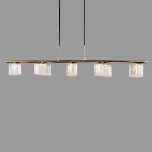 P0851-5B Five-Light Linear Pendant Light