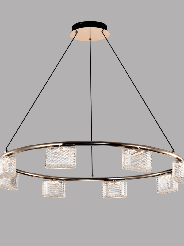 P0851-8C Eight-Light Ring Pendant Light