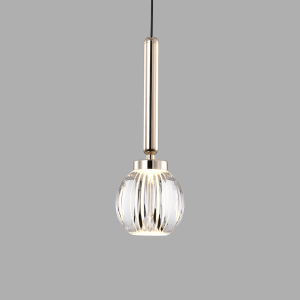 P0853-1A Textured Glass Globe Pendant Light
