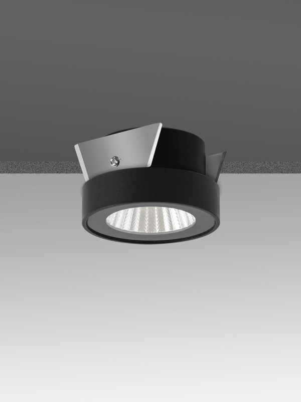 DA6503R-C IP54 Black Recessed Spotlight
