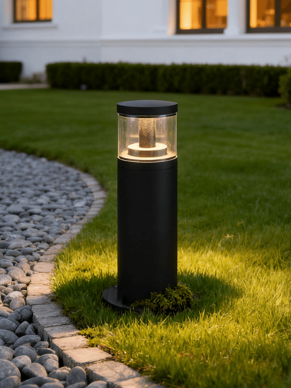 GR0215 Cylindrical Outdoor Bollard Light