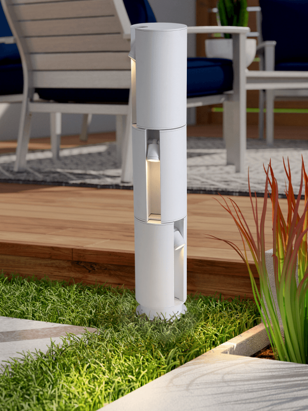 GR0225 Adjustable Outdoor Bollard Spotlight
