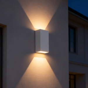 LWA0048 Rectangular Up and Down Outdoor Wall Light