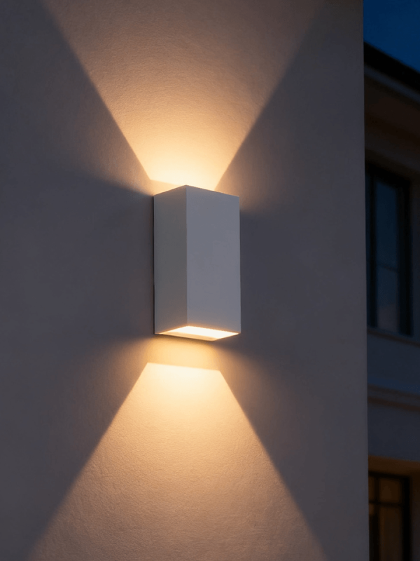LWA0048 Rectangular Up and Down Outdoor Wall Light