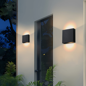 LWA0166 Slim Rectangular Up and Down Outdoor Wall Light
