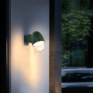 LWA0279 Dome Opal Outdoor Wall Light