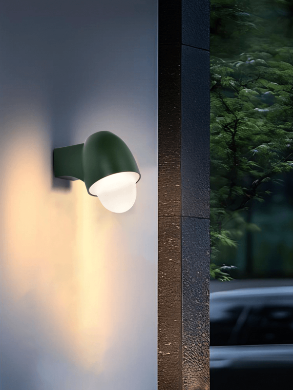 LWA0279 Dome Opal Outdoor Wall Light