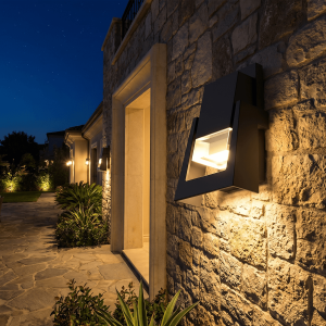 LWA0712 Layered Frame Outdoor Wall Light