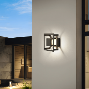LWA0833A Cut Square Up and Down Outdoor Wall Light