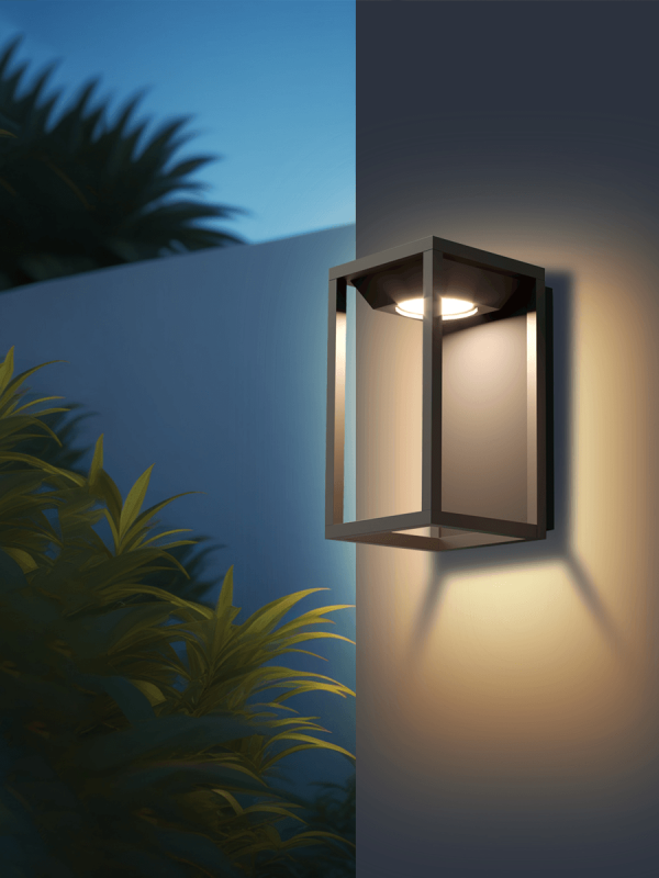LWA0846 Hollow Frame Outdoor Wall Light