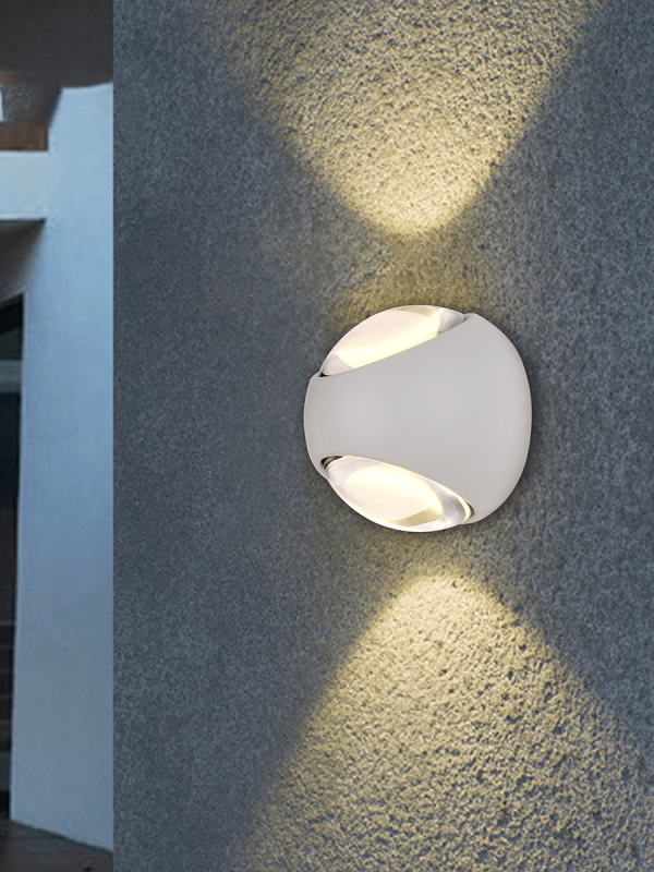 LWA0850 Dual Beam Pebble Outdoor Wall Light