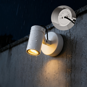 LWA0928 Adjustable Cylindrical Outdoor Spotlight