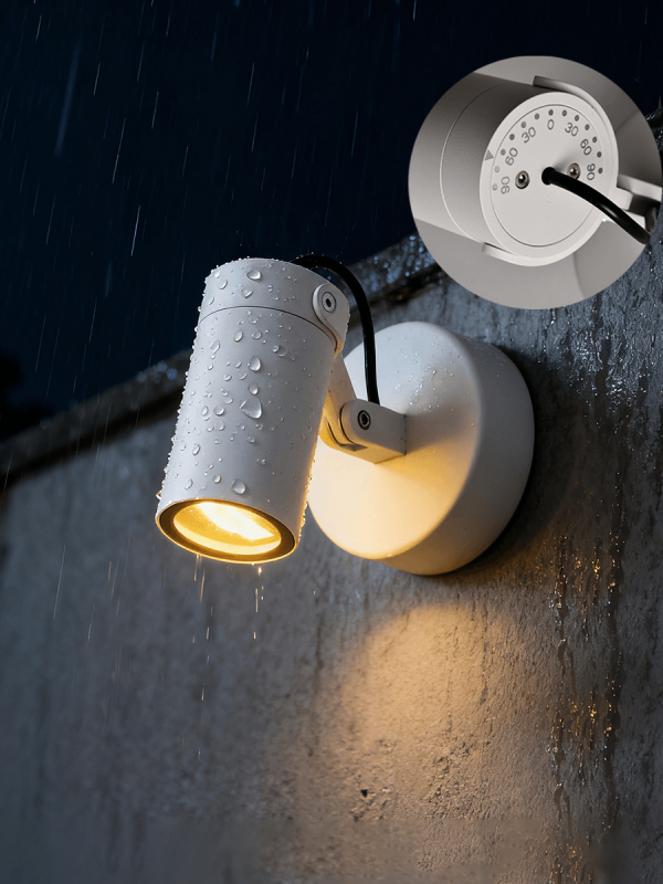 LWA0928 Adjustable Cylindrical Outdoor Spotlight