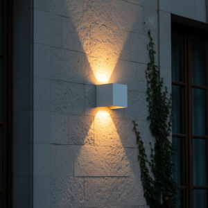 LWA803 Cut Square Up and Down Outdoor Wall Light