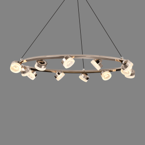 P0854-12A Adjustable Ring Pendant Light