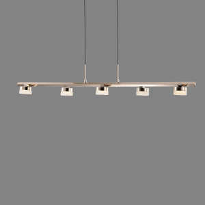 P0854-5B Five-Light Adjustable Linear Pendant Light