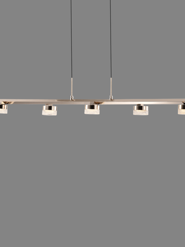 P0854-5B Five-Light Adjustable Linear Pendant Light