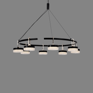 P0855-8C Eight-Light Ring Crystal Pendant Light