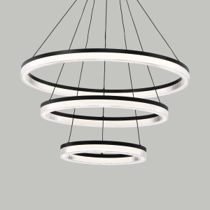 P0864-C Triple Ring Pendant Light
